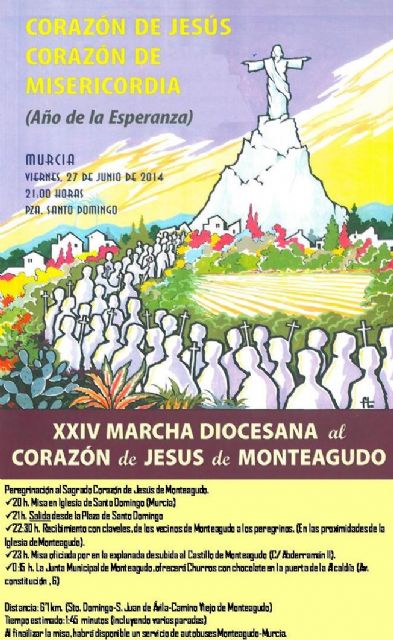 XXIV Marcha Diocesana al Corazón de Jesús de Monteagudo - 1, Foto 1