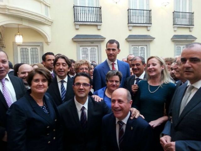 Juan Antonio Pedreño asiste a la recepción del Rey a representantes de entidades de solidaridad social - 1, Foto 1