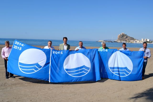 Las Banderas Azules de Águilas ondean ya en las playas y puertos deportivos de la ciudad - 2, Foto 2