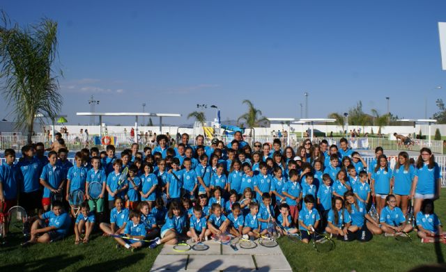 La Alcaldesa clausura el curso 2013-2014 de la Escuela de Tenis de Puerto Lumbreras - 1, Foto 1