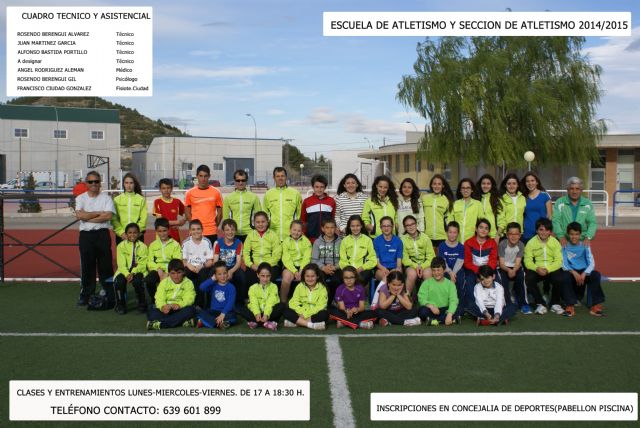 La Escuela de Atletismo del Cehegín Atlético cierra la temporada y prepara novedades para el próximo curso - 1, Foto 1