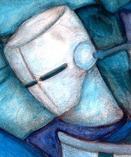 Templario azul, ilustrará el cartel anuncio de la XII Guardia Templaria a la Virgen patrona de Jumilla - 1, Foto 1