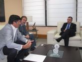 Reunin con el delegado en la Regin de Murcia de la empresa constructora Serrano Aznar