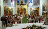Unos 60 jóvenes de la parroquia de Los Barqueros peregrinan a Calasparra