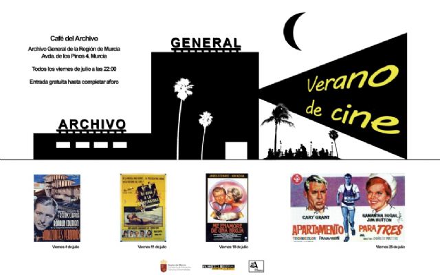 Cultura proyecta cuatro películas de cine clásico para las noches de verano en la terraza del Archivo General - 1, Foto 1