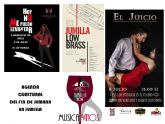 El musical 'Hoy no me puedo Levantar', el Jumilla Low Brass y la obra del teatro 'El Juicio' citas obligadas de la cultura este fin de semana