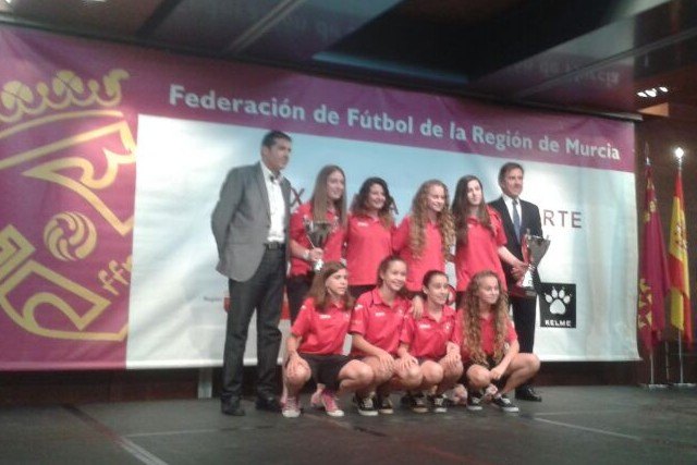 La totanera Macarena González en la Gala fin de temporada de la Federación de Fútbol, Foto 3