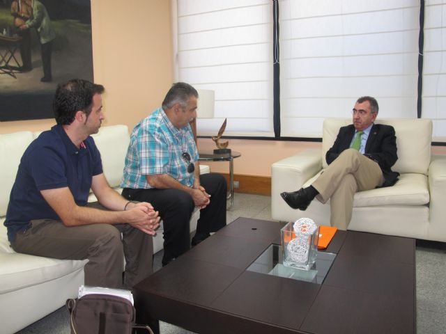 El consejero de Fomento se reúne con el alcalde de Aledo - 1, Foto 1