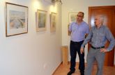 El artista murciano Pedro Serna exhibe su obra en el hotel Mayar de Calabardina