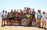 Ms de doscientos deportistas participan en el IV Triatln de Menores y Promocin de guilas