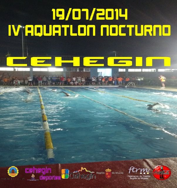 El IV Acuatlón Nocturno 'Ciudad de Cehegín' se celebrará el 19 de julio - 1, Foto 1