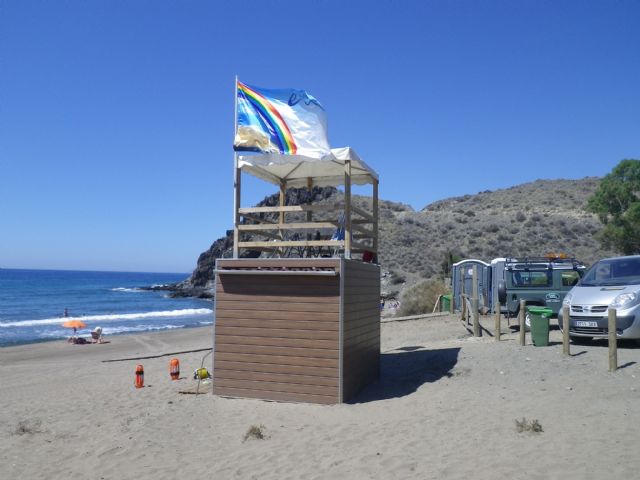 La cala de Calnegre luce la bandera Ecoplaya - 1, Foto 1