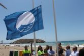 Seis banderas azules certifican la calidad de las playas de Mazarrón