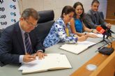 El ayuntamiento de Totana y el banco cam-sabadell firman un convenio para facilitar la financiacin a los emprendedores
