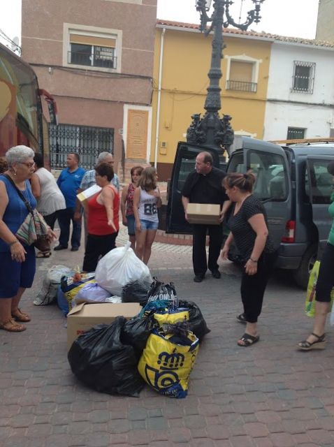 Las parroquias de la sierra de Moratalla recogen alimentos y ropa para Jesús Abandonado - 2, Foto 2