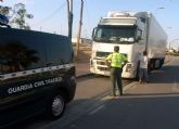 La Guardia Civil intercepta al conductor de un camin articulado de 40 toneladas que conduca bajo los efectos de la cocana