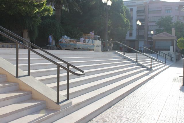 Finaliza la remodelación de las escaleras del Jardín del Rey Don Pedro - 1, Foto 1