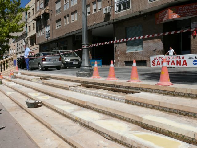 Finaliza la remodelación de las escaleras del Jardín del Rey Don Pedro - 4, Foto 4