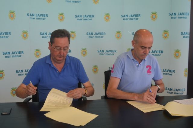 El Ayuntamiento de San Javier aporta 30.000 euros a Aidemar a través de la renovación de un convenio de colaboración - 1, Foto 1