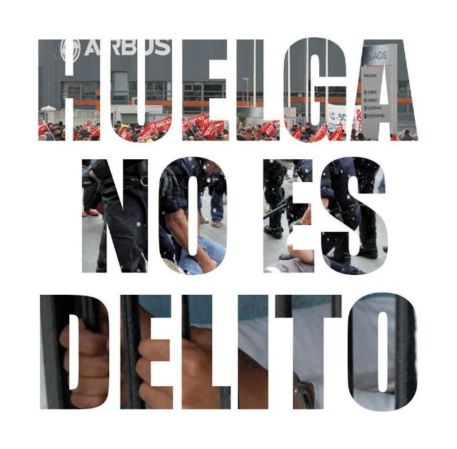 Los comunistas aguileños muestran su apoyo a las movilizaciones en defensa del derecho a la huelga y la libertad sindical - 1, Foto 1