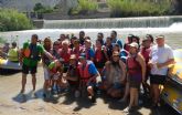 Los miembros de la asociación 'Los Peregrinos' torreña disfrutaron del descenso del río Segura