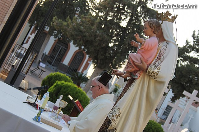 Tradicional Misa en el Cementerio Municipal de Totana “Nuestra Señora del Carmen” con motivo de la festividad de la Virgen del Carmen - 9