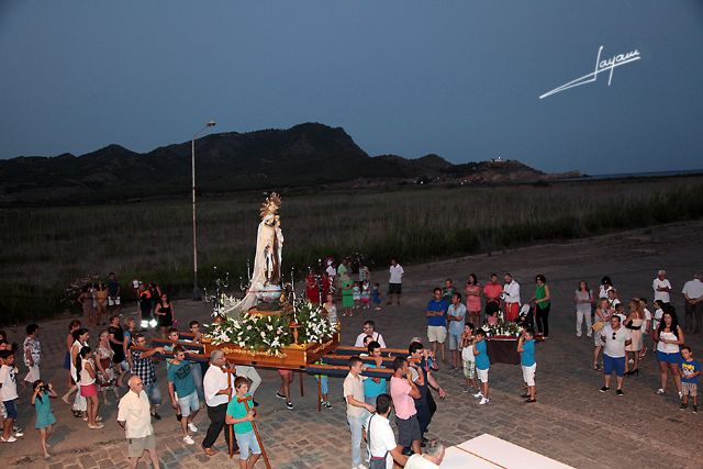 La Virgen del Carmen procesiona en Portmán. - 5, Foto 5
