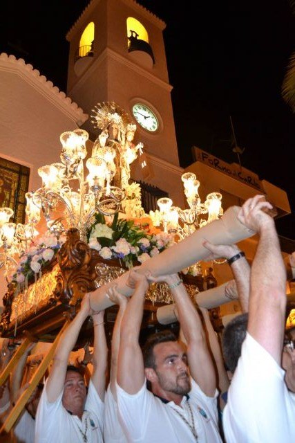 Lo Pagán celebra una ofrenda de flores y frutos en honor a la Virgen del Carmen - 3, Foto 3