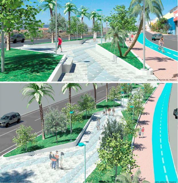 Águilas contará con un cinturón verde que estará dotado de paseo peatonal y carril bici - 2, Foto 2