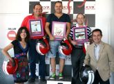 Pdium de ganadores de la VII Ruta de la Tapa de Lorqu: Santa Sed, El Huerto y Fisterra