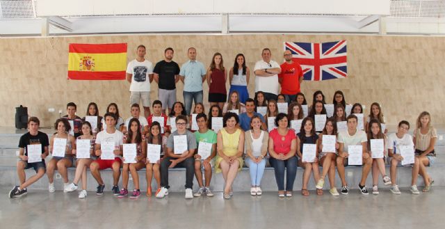35 alumnos de toda la Región de Murcia han participado en un campamento de verano bilingüe en Puerto Lumbreras - 1, Foto 1