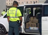 La Guardia Civil intercepta una furgoneta cargada de hachs durante un control de velocidad