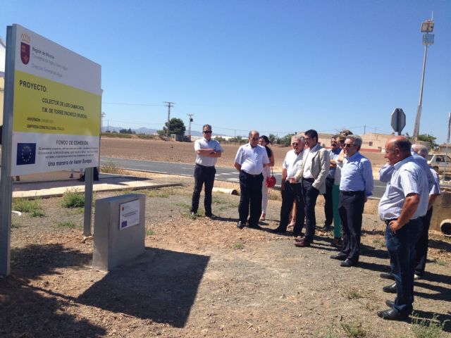 Inaugurado un colector de más de 5 kilómetros que conducirá las aguas residuales de las pedanías pachequeras de Camachos y Dolores a la depuradora principal - 1, Foto 1