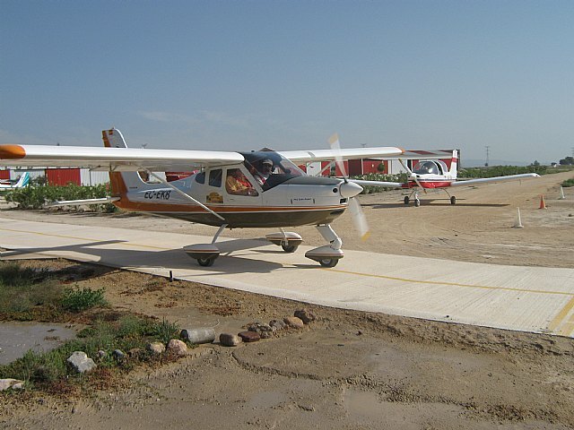 El Aeroclub Totana organizó una prueba de navegación a estima