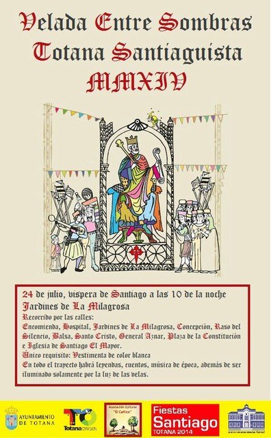 Este jueves tendrá lugar la Velada entre Sobras. Totana Santiaguista MMXIV, Foto 1