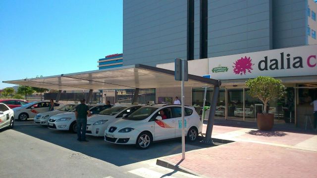 Nueva marquesina para la parada de taxis de la Ciudad de la Justicia - 1, Foto 1