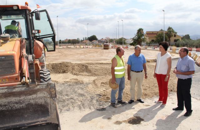 Comienzan las obras de construcción de una nueva rotonda en la carretera RM-D16 que une Puerto Lumbreras con La Estación- Esparragal - 1, Foto 1