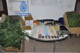La Polica Nacional desmantela una plantacin de marihuana en una vivienda de Sangonera la Seca