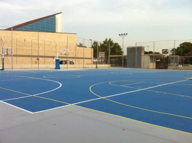 Finalizan las obras en las pistas de baloncesto del Polideportivo de La Vega - 2, Foto 2