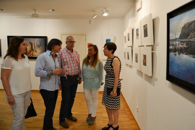 El reconocido artista cartagenero, Pérez Casanova, expone su obra en Águilas - 1, Foto 1