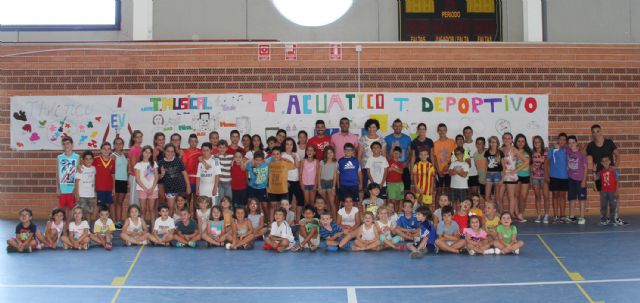 Más de 100 niños y niñas realizan actividades deportivas, educativas y de ocio en la Escuela Deportiva de Verano de Puerto Lumbreras - 1, Foto 1
