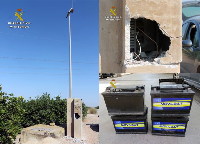 La Guardia Civil desmantela un grupo delictivo que sustraía baterías de los sistemas de riego en fincas de Torre Pacheco y San Javier - 2, Foto 2