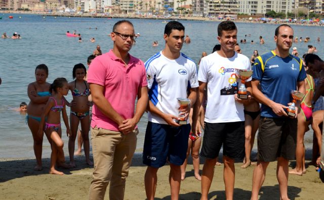 Mario Cuenca y Luz María García primeros en la clasificación general de la Travesía a Nado Playa de Poniente de Águilas - 3, Foto 3