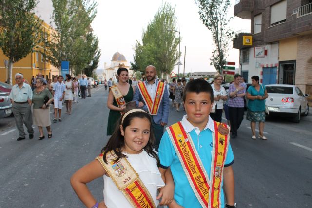 La Patrona de Jumilla ya se encuentra en la Parroquia de San Juan para iniciar la Feria y Fiestas 2014 - 3, Foto 3