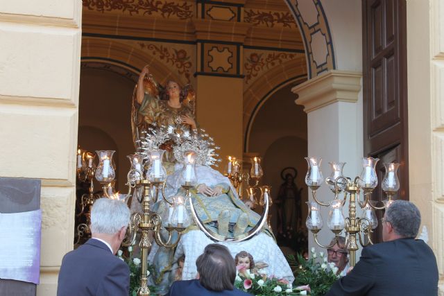 La Patrona de Jumilla ya se encuentra en la Parroquia de San Juan para iniciar la Feria y Fiestas 2014 - 5, Foto 5