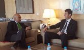 Juan Carlos Ruiz estrecha la colaboración con el secretario de Estado para impulsar la dinamización del comercio en la Región de Murcia