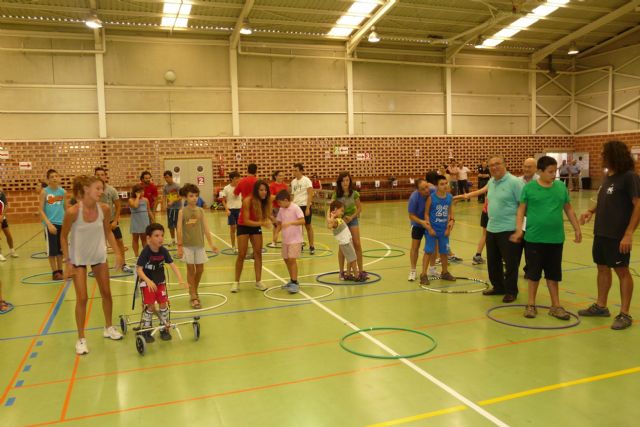 Un total de 50 niños han participado durante este mes de julio en la Escuela Multideporte Adaptado Verano 2014 de Molina de Segura - 4, Foto 4