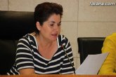 La Corporación municipal da lectura a un manifiesto institucional, antes de comenzar el Pleno de julio, en defensa de la dignidad del pueblo palestino