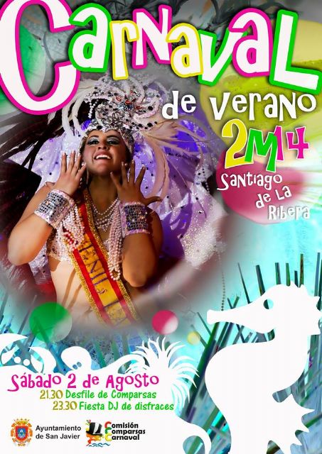 El Carnaval de Verano inundará mañana noche Santiago de la Ribera - 1, Foto 1