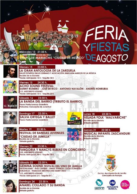 El concejal de Festejos presenta la programación de la Feria y Fiestas de Agosto 2014 - 1, Foto 1